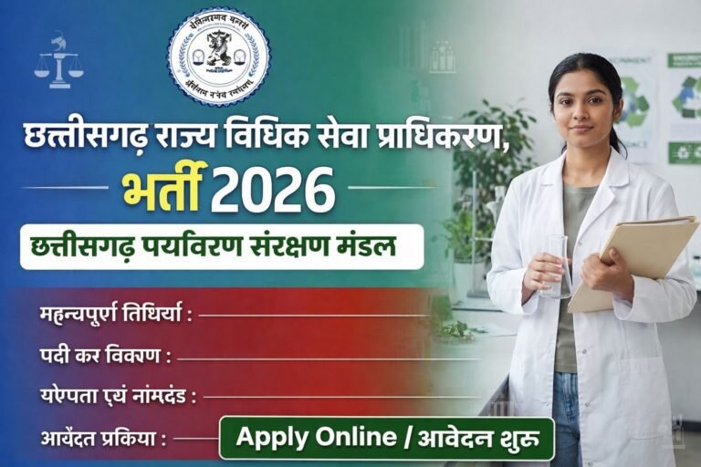 cg slsa bilaspur recruitment 2026