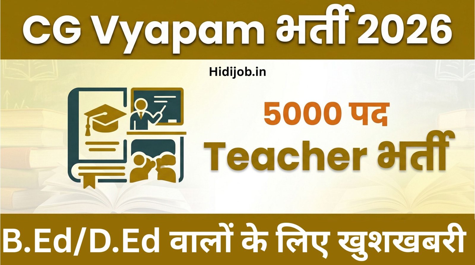 CG Vyapam 5000 Teacher Vacancy 2026