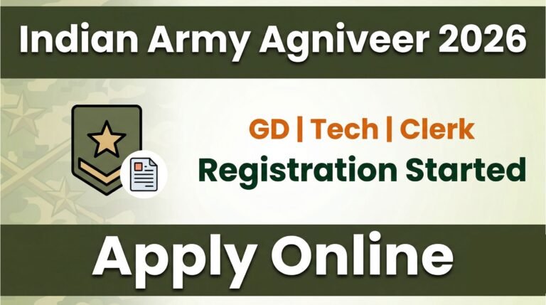 Indian Army Agniveer Recruitment 2026