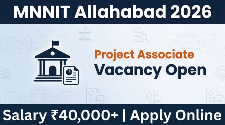 MNNIT Allahabad Recruitment 2026