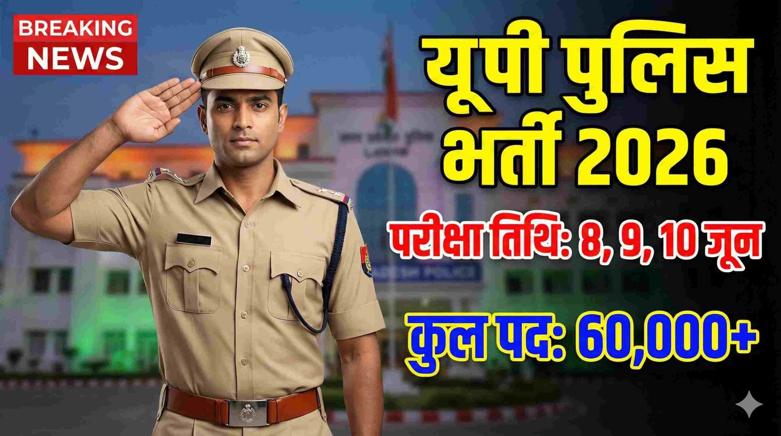UP Police Constable Exam Date 2026 Out