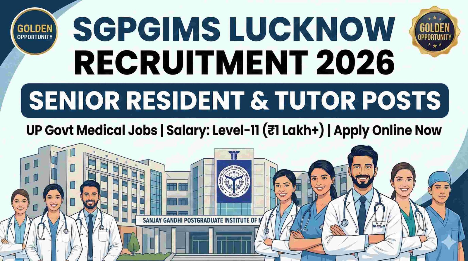 SGPGIMS Lucknow Recruitment 2026
